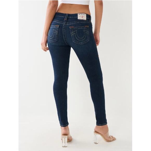 True Religion Denim - True Religion 'Jennie Curvy' Mid Rise Skinny Size 26 Indigo